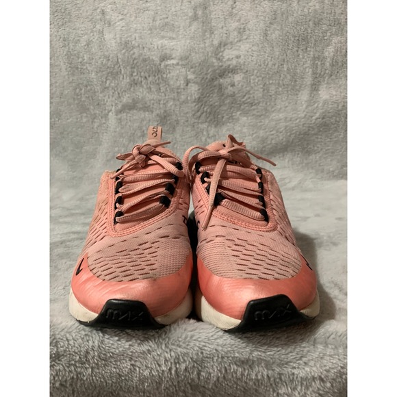 Nike Air Max 270 Kids Shoes Pink Black White Size 4.5Y Sneakers - Picture 7 of 14